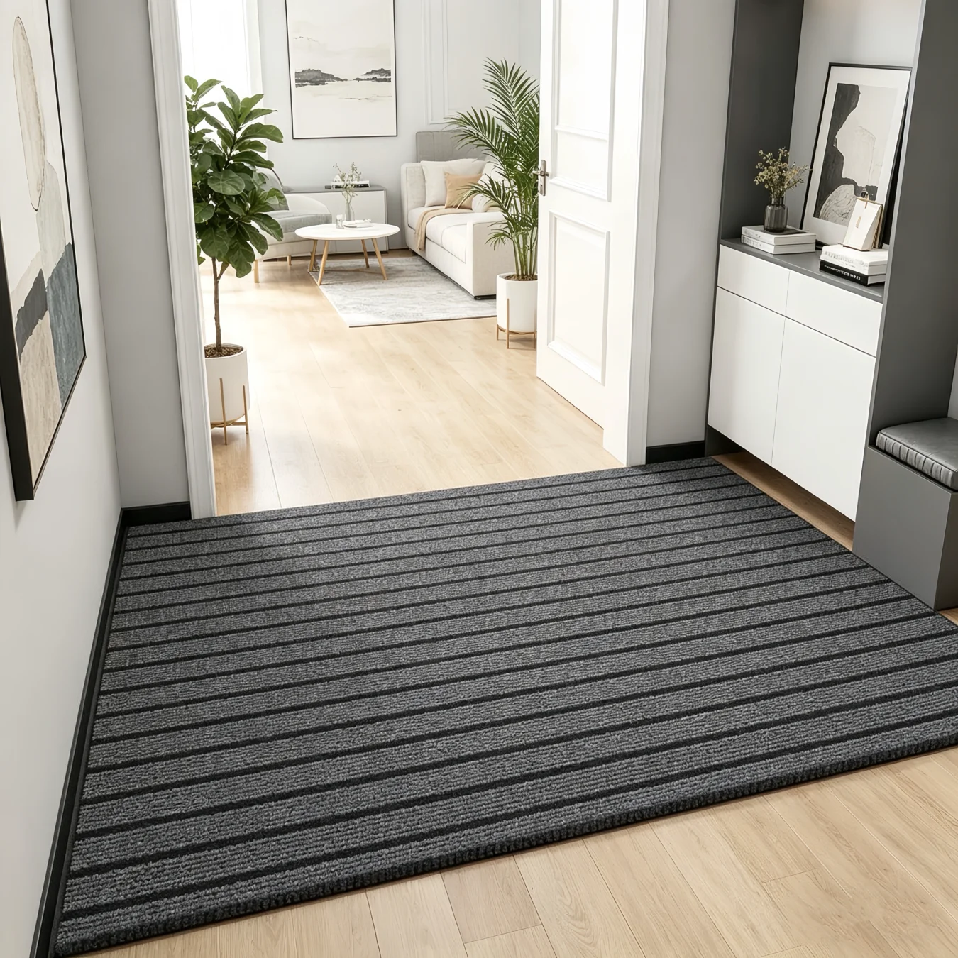 Premium Anti-Slip Door Mat: Absorbent Kitchen & Entrance Rug, Durable Indoor/Outdoor Floor Mat for Home Decor, Easy Clean.