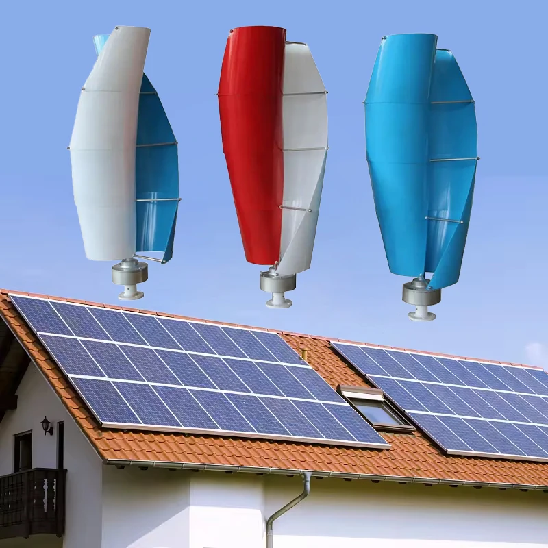 New Vertical Axis Turbine Energy And Solar Complementary Street Light System Wind Turbine