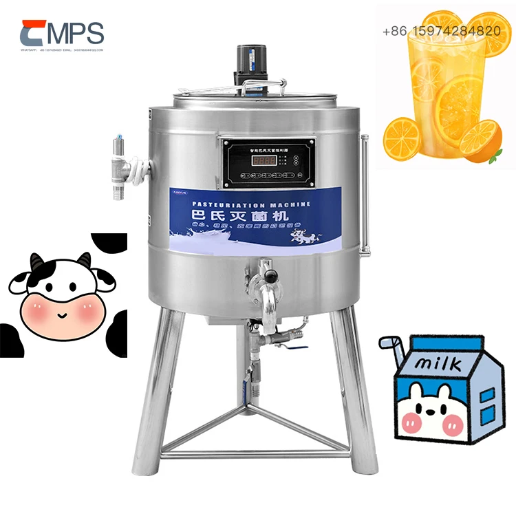10L Ultra High Temperature Pasteurizer Machine for Fruit Juice Oxidized Pasteurization Equipment