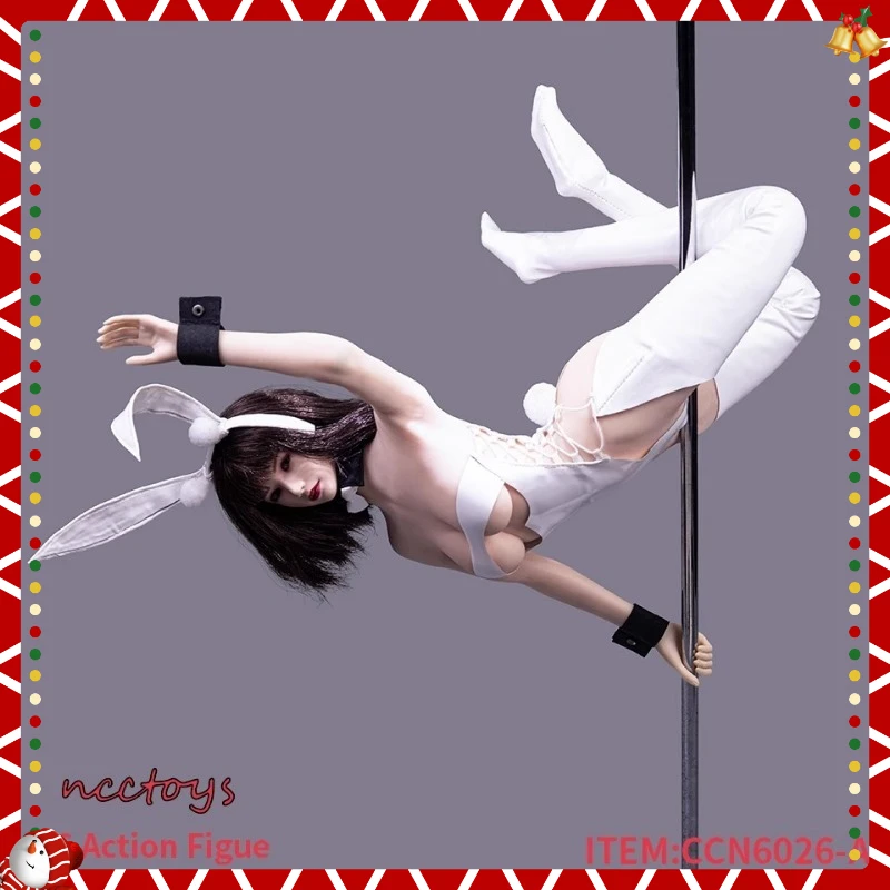 【2025 ไตรมาสที่ 1】CCN6026 ชุดบอดี้สูทแนบเนื้อแบบเซ็กซี่สไตล์สาวกระต่าย ขนาด 1/6 สำหรับฟิกเกอร์แอคชั่น TBL ขนาด 12 นิ้ว