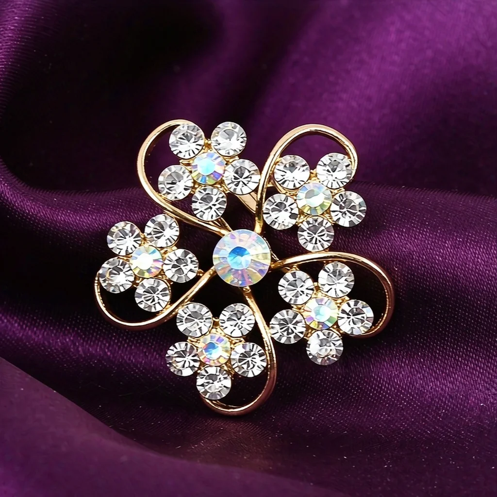 2026 Business Banquet Brooch, Decorative Pin, High-End Personalized Fashion Accessory, Couple Scarf Clip, Shoe Accessory, Ins-Style Brooch, Brooch, Shoe Badge, European Retro Badge, Badge Brooch, Anti-Exposure Brooch, DIY French Style, Niche, Personalized, Versatile, Elegant, Hidden Clasp