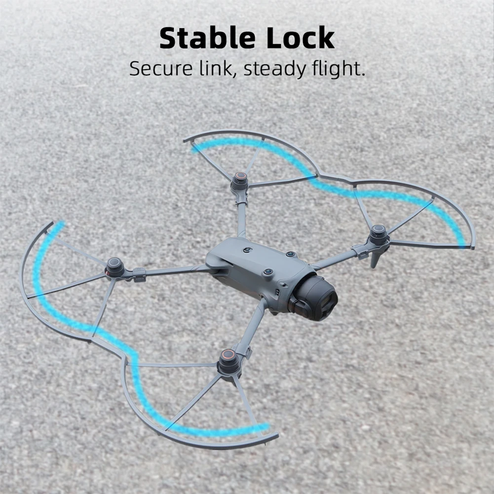 4 قطعة حامي مراوح المضادة للتصادم شفرة المروحة الغطاء الواقي لملحقات DJI Mavic 4 Pro