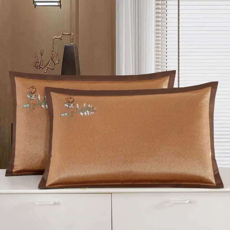 

1pcs High-end Summer Ice Vine Pillow Case 48×74cm Adult Pillow Case Ice Silk Summer Cool Pillowcase