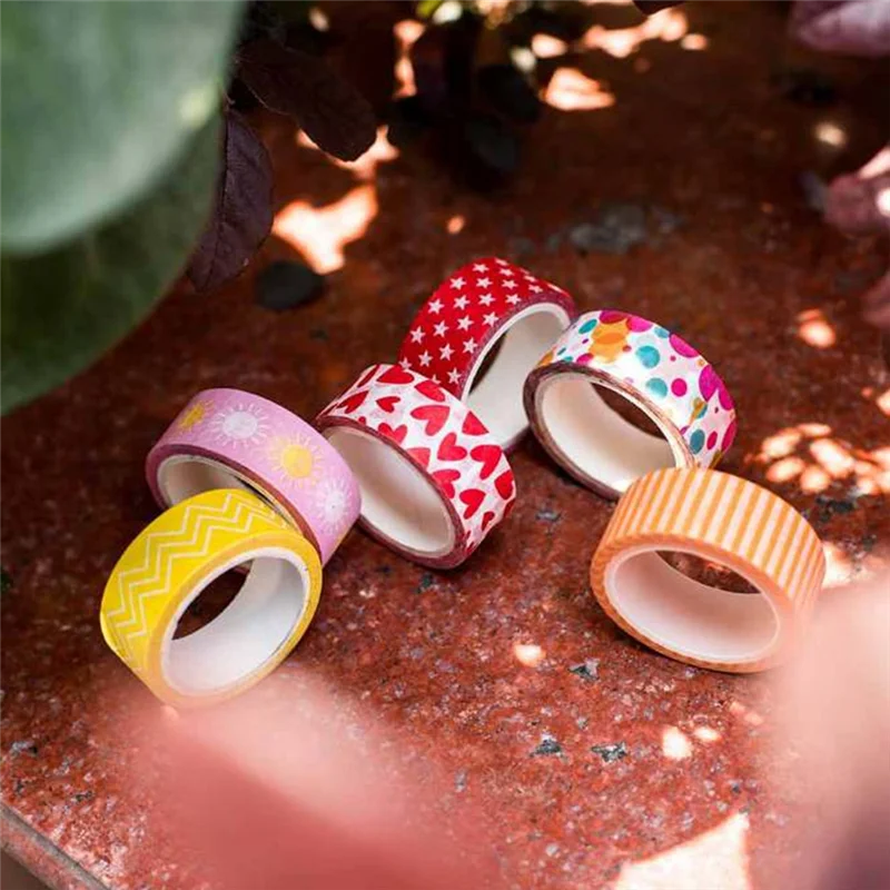 Pita Washi Stiker Natal Hari Natal DIY Pita Stiker Dekoratif Buku Tempel Perlengkapan Alat Tulis Sekolah