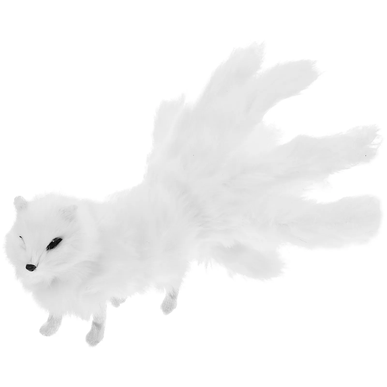 

Simulation Fox Shape Handcrafted Desktop Decor Lovely Animal Ornament Creative Animal Sculpture Home Decoration Small Fox Statue