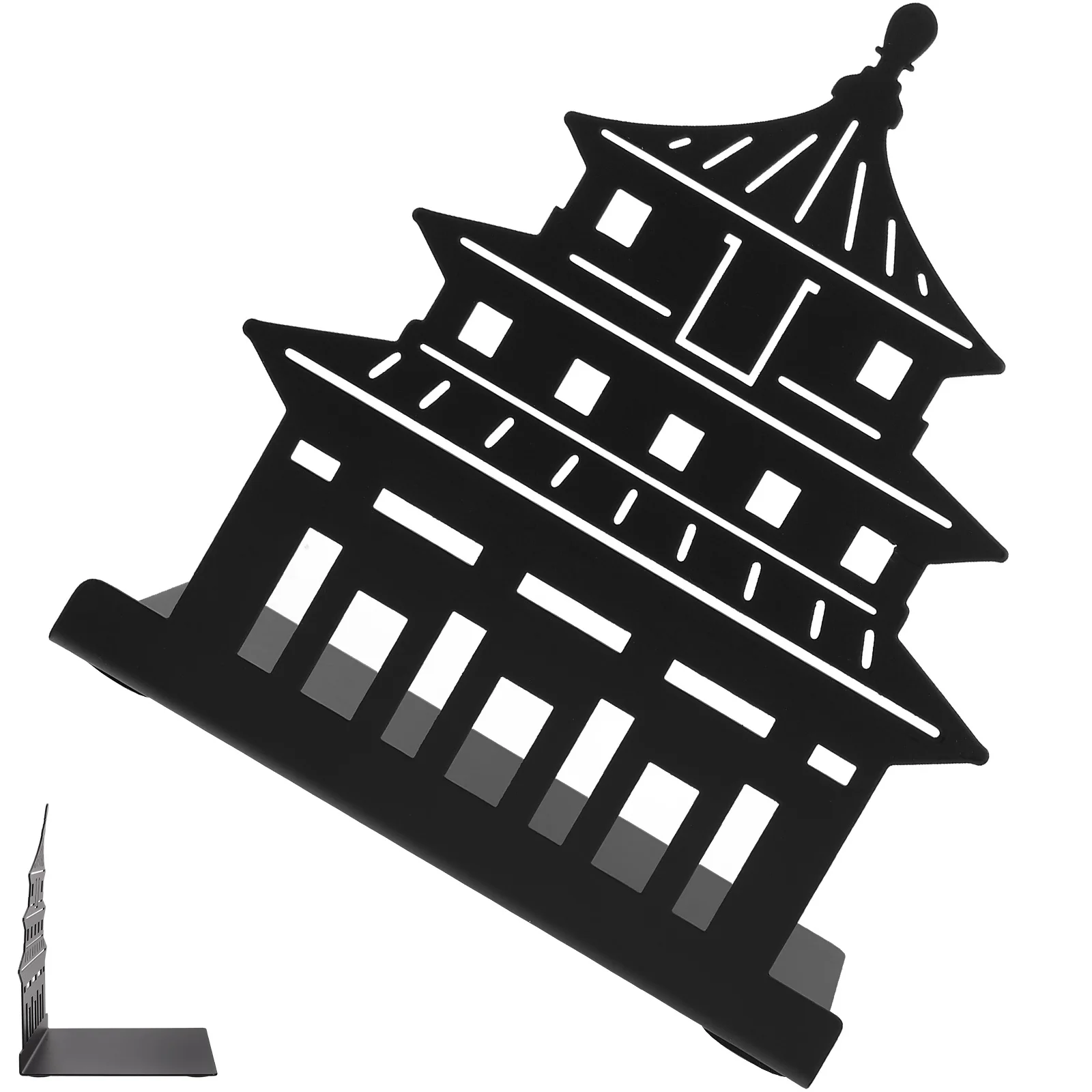 

Premium Metal Bookend Set Strong Support Book Holder for Reading Books Documents Magazines Desktop Shelf Organizer Office