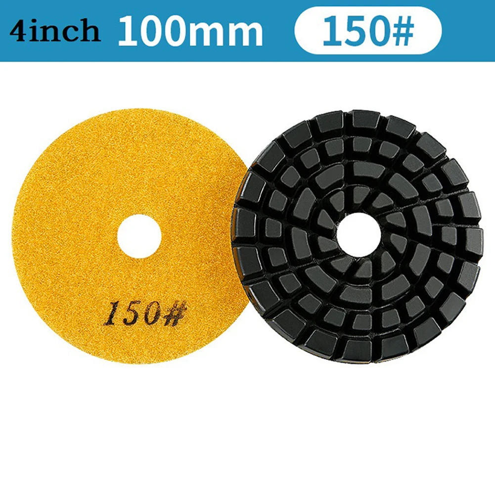 High Quality Polishing Pad Polishing Tool For Marble Grinding Disc Thickened 1PC 4Inch Concrete Flooring