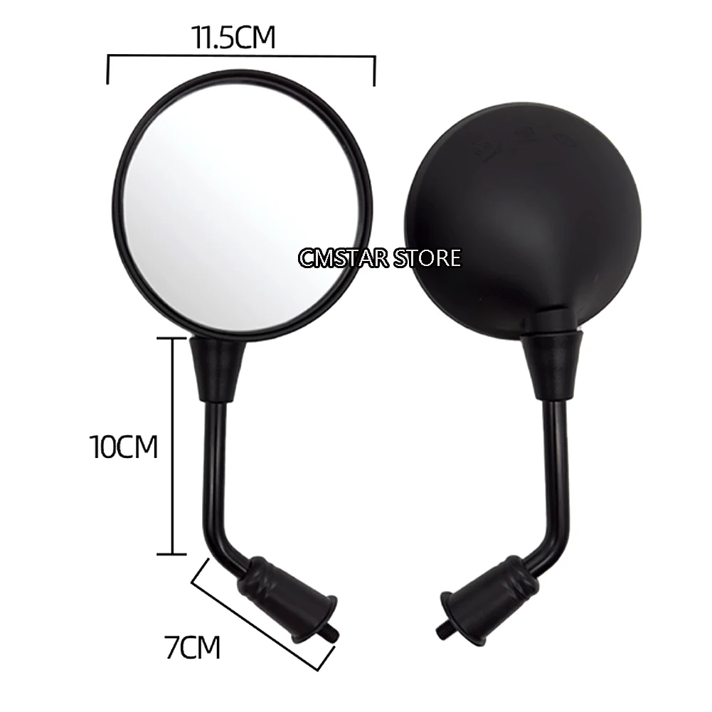Motorcycle Left Right Rearview Mirrors For Sym Xs125t-16c Fiddle 4 3 5 XS125T-16C Motorbike Side Mirrors