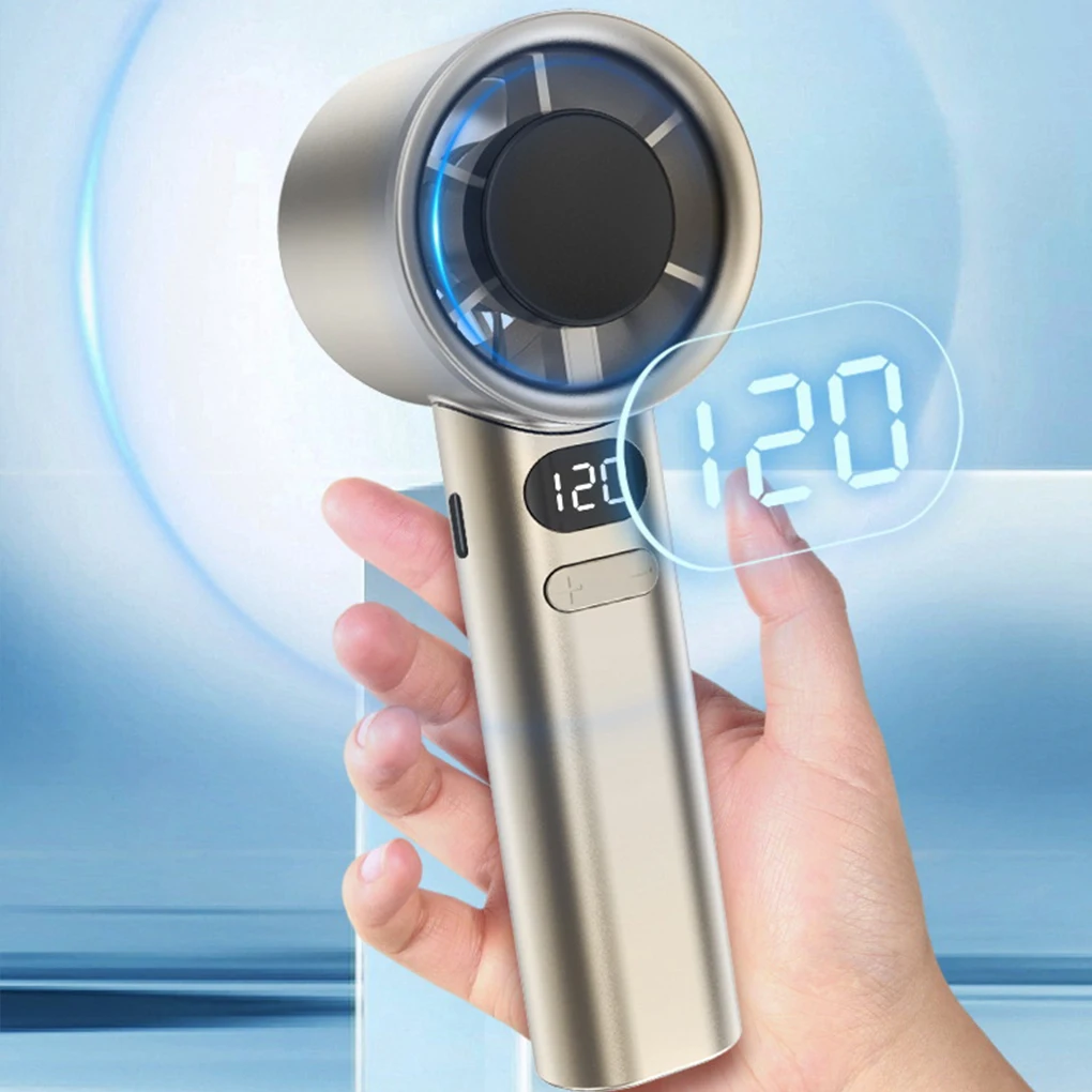 

Портативный ручной вентилятор 120, скорость ветра, мини-безлопастной ручной вентилятор, USB перезаряжаемые персональные высокоскоростные вентиляторы, электрический вентилятор для ресниц