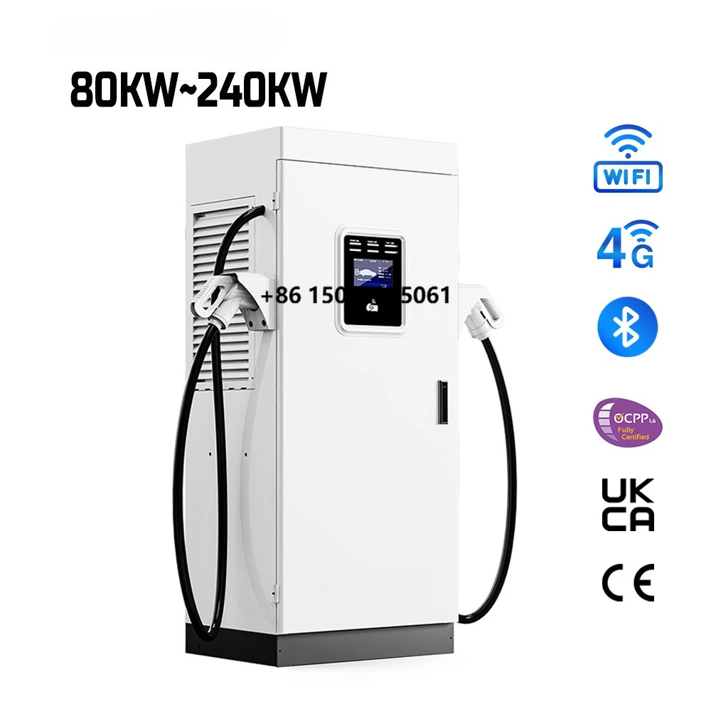 60kw~180kw OEM Custom Credit Card Payment Terminal Commercial CCS GBT Electric Vehicle Charging Pile Dc Fast Ev Charger Station