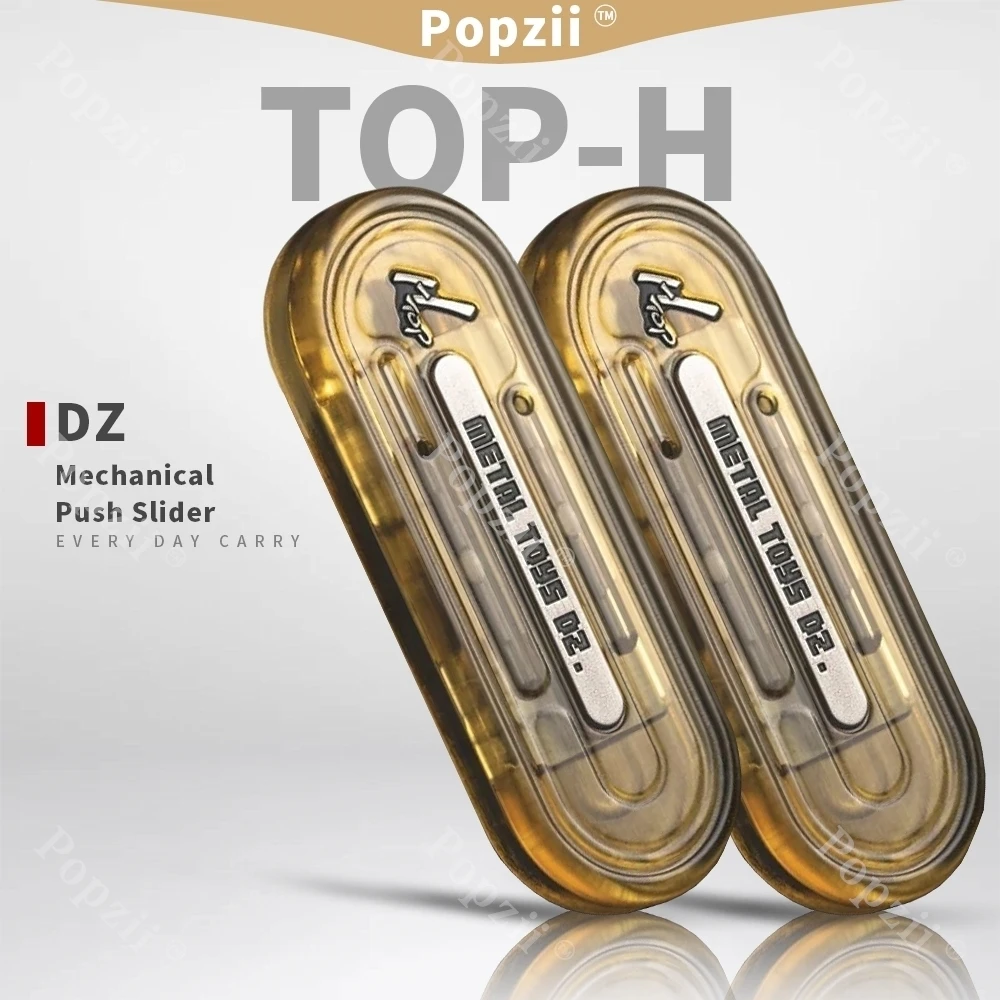 Juguetes de Metal Dz TOP H PEI, accesorios para PC, deslizador de empuje mecánico EDC, juguetes para agitar, dispositivo genial, juguete para aliviar el estrés, juguetes para la ansiedad