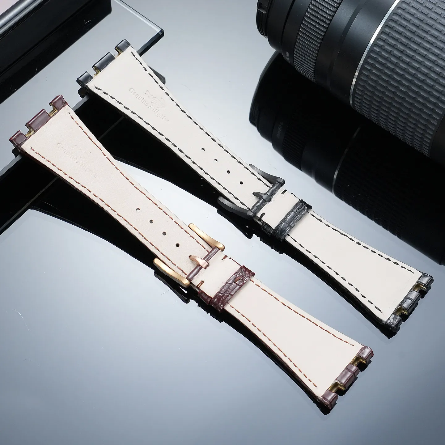 For AP Audemars Piguet Royal Oak Offshore Crocodile Leather Strap 15710/15703 Genuine Leather Wrist Strap 26/28mm
