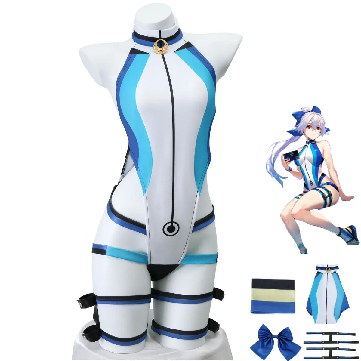 Anime Game Fate/Grand Order Tomoe Gozen Cosplay Costume Saber Jumpsuits Swimsuit Summer Bikini Woman Sexy Lovely Sand Party Suit