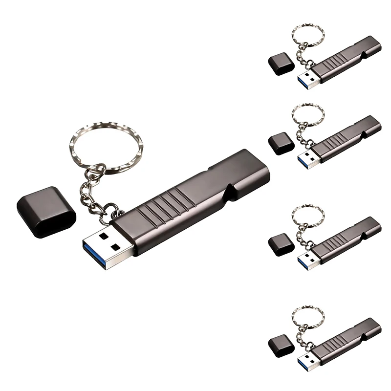 USB Flash Drive USB3.0 Whistle U Disk Metal Memory Stick Support OTG With TYPE-C Converter