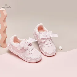 Zapatillas de Skate para niño y niña, zapatos informales con lazo rosa, Tenis deportivos de primavera, DB1247821