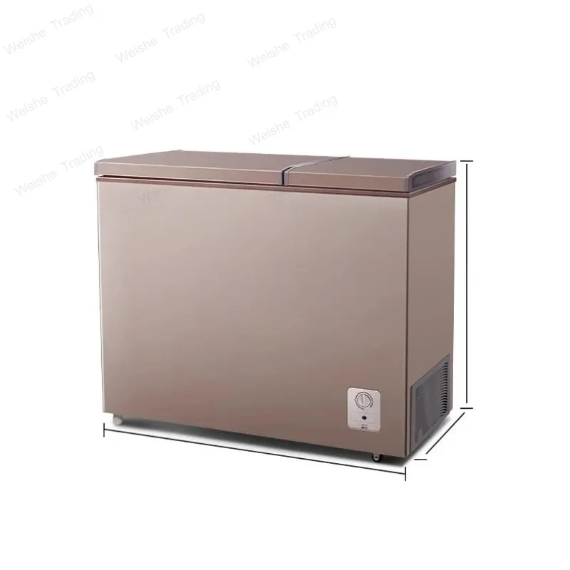 

double temperature household small refrigerated and frozen dual-purpose freezer large capacity