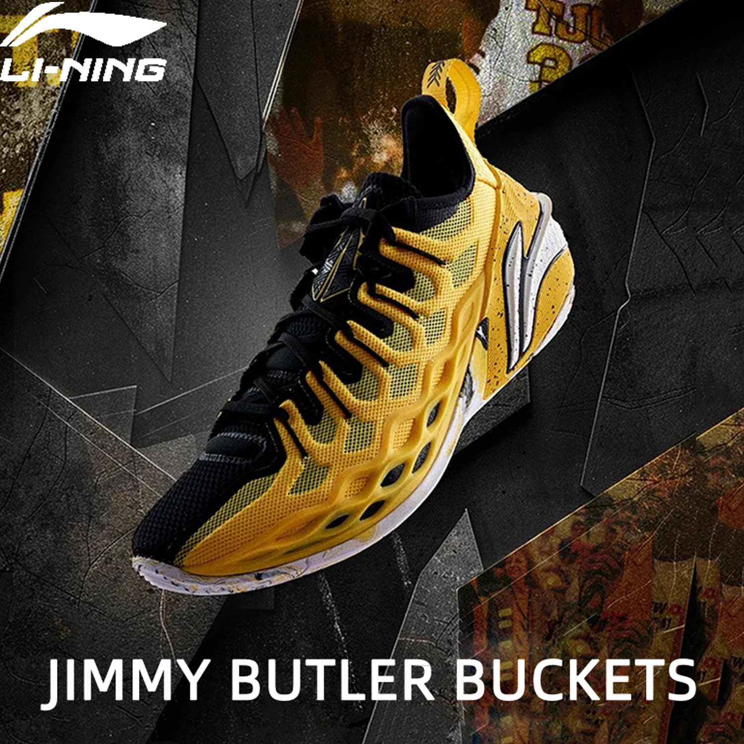 

Li-Ning Men JIMMY BUTLER BUCKETS Professional Basketball Shoes BOOM Lightweight Cushion LiNing Competition Sneakers ABAV023