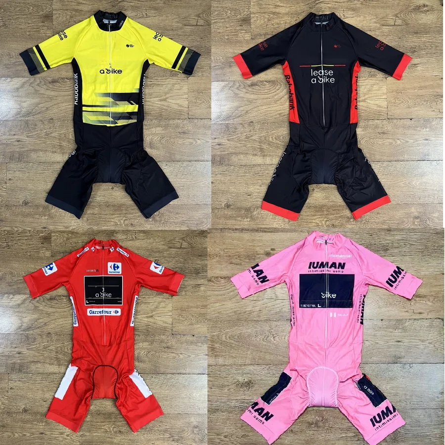 

Комбинезон LASER CUT 2025 JUMBO YELLOW TEAM Боди КОРОТКИЙ велосипедный трикотаж Одежда для велосипеда