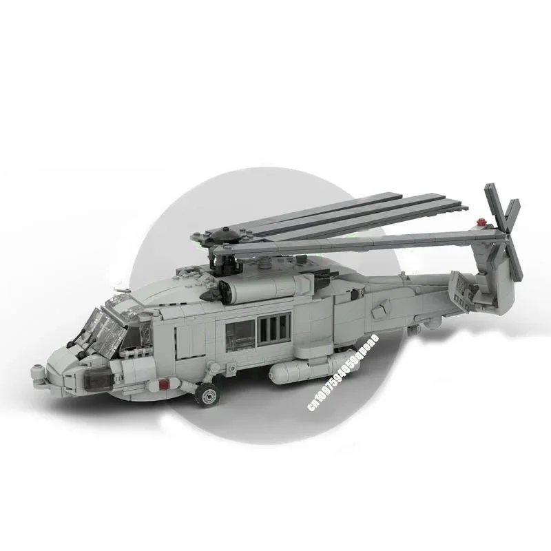 جديد 1015 قطعة Moc الأسلحة العسكرية Sh-60 صقر البحر طائرة مقاتلة نموذج مخصص لغز التكنولوجيا لتقوم بها بنفسك الجمعية الاطفال لعبة هدايا العيد