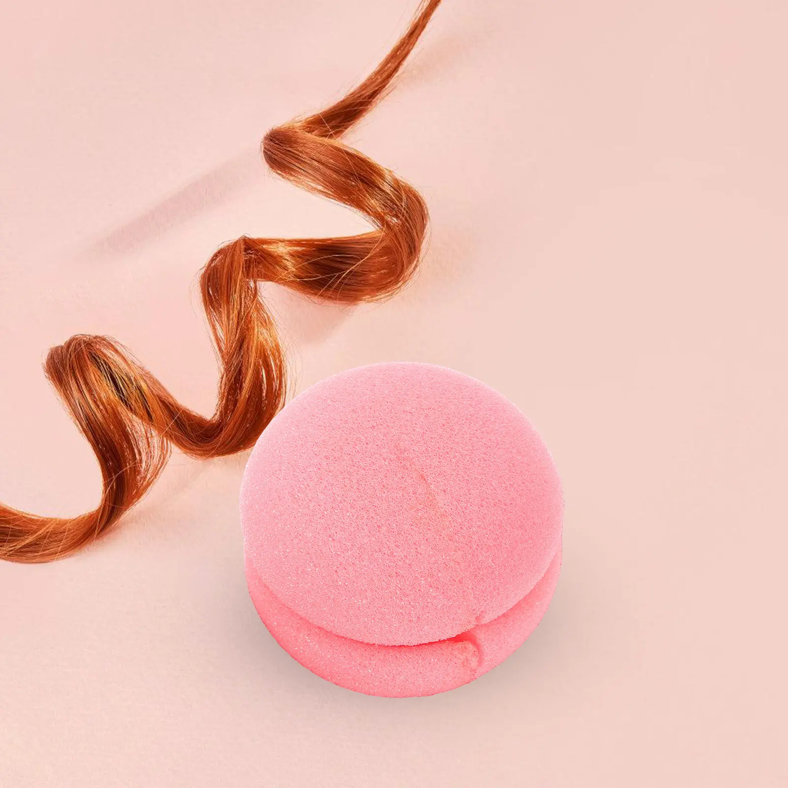 10Pcs Sponge Hair Curlers Mushroom Design Soft Comfortable Heatless Rollers for Long Short Hair Women DIY Curls
