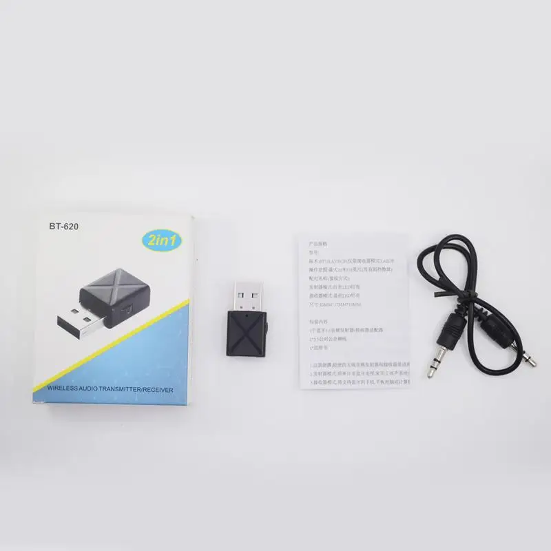 Adaptador sem fio 5.0 adaptador sem fio de mesa 2-em-1 transmissor usb computador receptor de tv plug-and-play para trabalho remoto