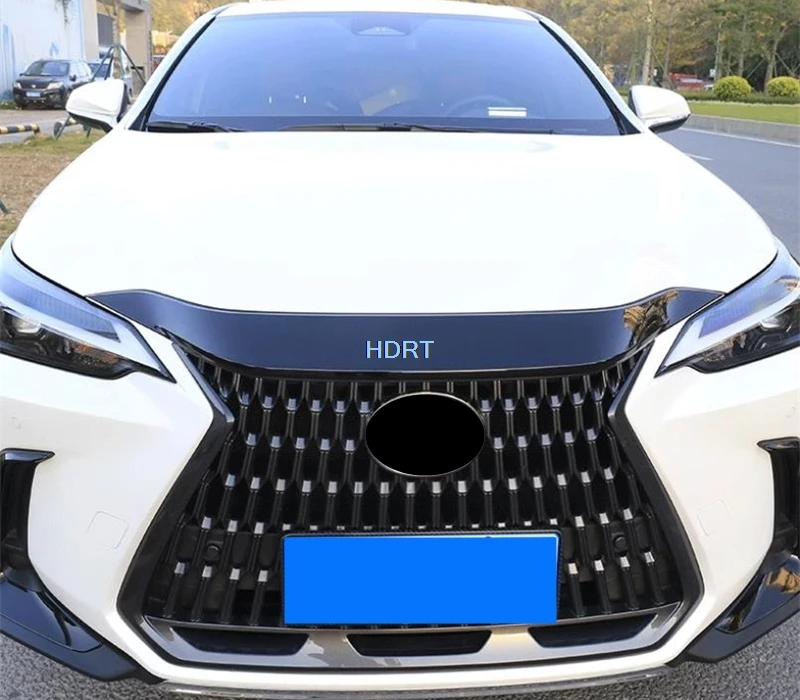 For Lexus NX NX260 NX350 NX400h 2022 + Front Engine Hood Bumper Racing Grille Trim Cover Car Style Accessories Exterior Sticker