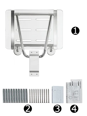 Folding Shower Seat and Bench Wall Mounted