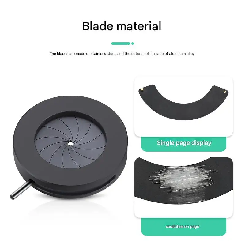 

Aperture Module Variable Iris Adjustable Diaphragm SK23 Variable Aperture Iris Mount Zoom 1.5-23MM