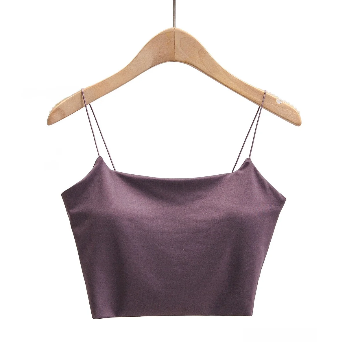 เสื้อกล้ามแบบถอดได้ รุ่น Svel Vest Small Strapl Tube Top arp Corner Vest ort Length Street Sle Summer New Arrival