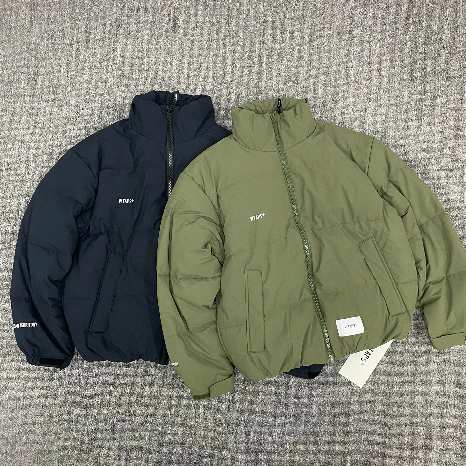 

WTPAS японская уличная рабочая одежда ветрозащитный водонепроницаемый пуховик Jaet Bread Sle теплое зимнее пальто для молодежной повседневной одежды