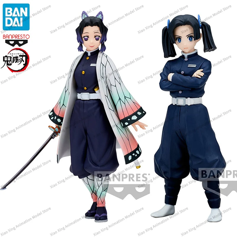 В наличии BANPRESTO Demon Slayer Kanzaki Aoi Kochou Shinobu ПВХ аниме фигурки модель коллекция игрушек