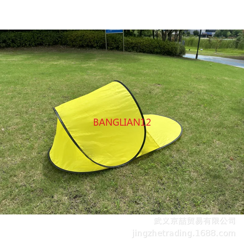 Slipper tent single-layer automatic pop-up figure-eight beach tent awning
