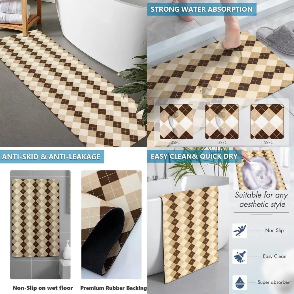 

резиновые нескользящие коврики для ванной по индивидуальному заказу — тонкие, быстросохнущие, впитывающие коврики для пола в ванной комнате.