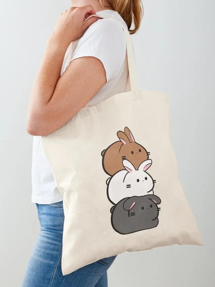 bunny rabbit stack Tote Bag tote screen Canvas stote bags cloth bags