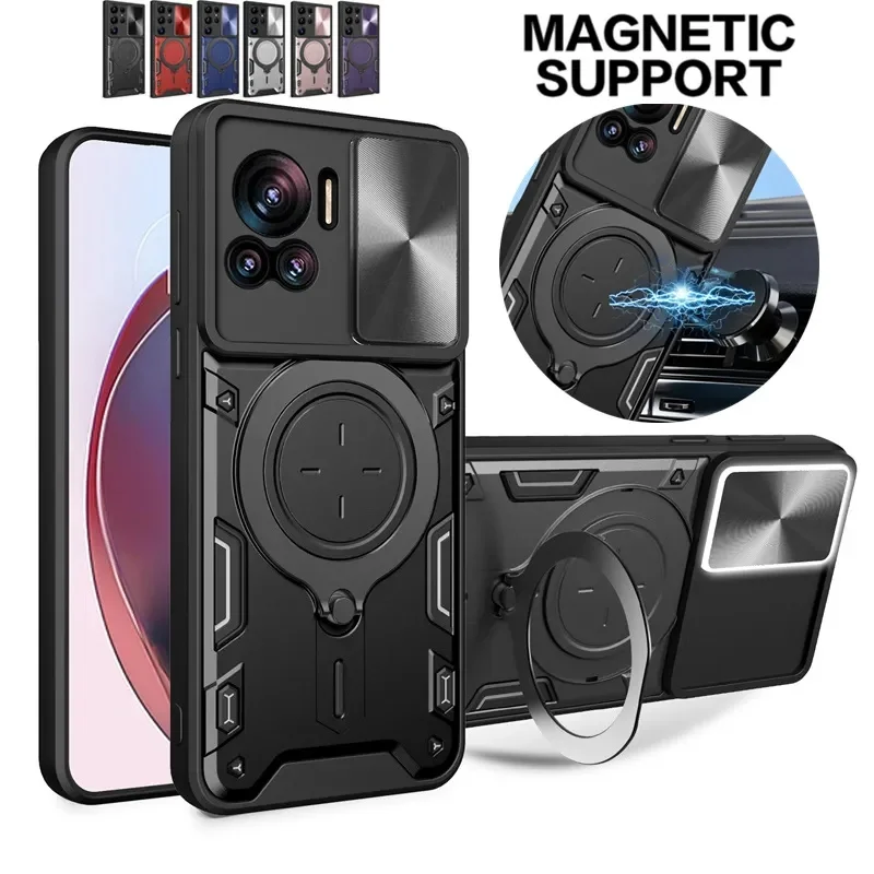 For Motorola Edge 30 Ultra 5G Case Slide Camera Lens Armor Protect Cases For Moto Edge30 Ultra 5G XT-2201Magnetic Car Back Cover