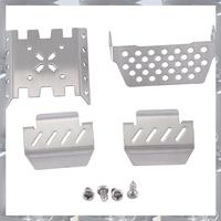 A84F-Metal Chassis Armor Axle Protector Plate For Yikong YK4082 YK4102 YK4103 Absima Sherpa RC Crawler Car Upgrade Parts