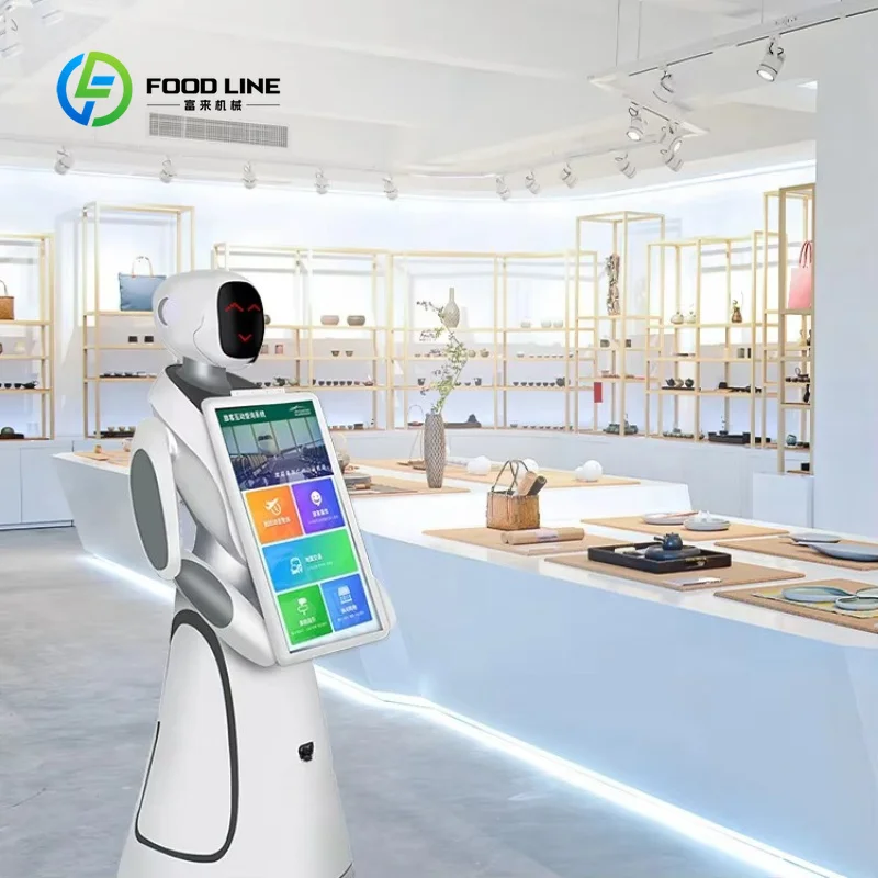 Customized Reception and Welcome Service Robot Smart Office Museum Interactive Guide Greeting Service Robot