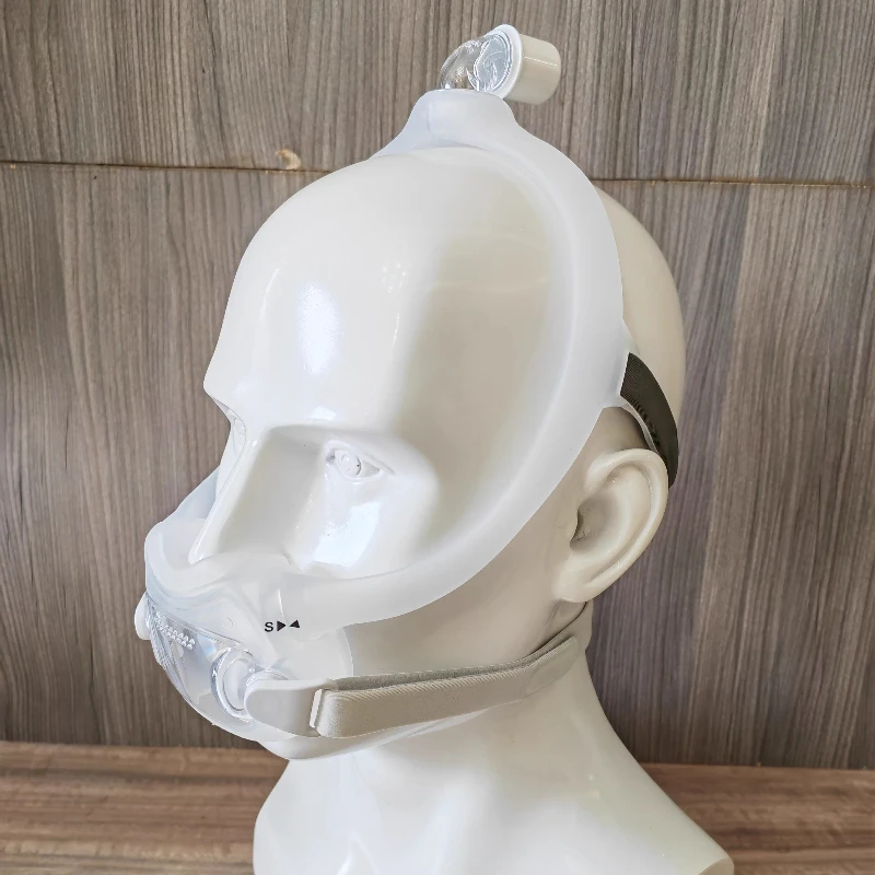Full Face Mask With Headgear Anti Snoring Sleep Apnea Mouth Nasal Mask Ventilator Accessories Anti Snoring CPAP Nasal Mask