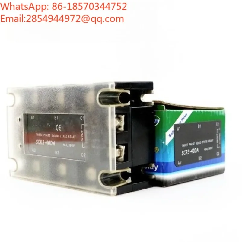 Three-phase Solid State Relay DC Controlled AC SCR3-40/75/90/120DA Touchpoint Contactor