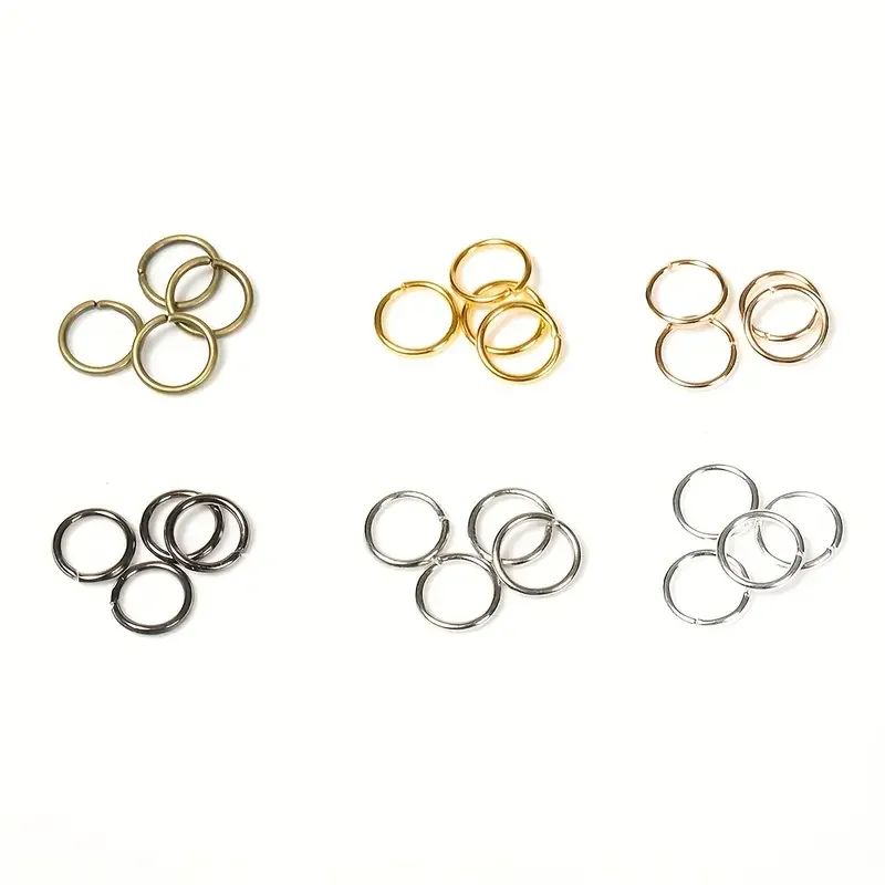 Wholesale Open Circle Jump Rings Necklace Bracelet Earring Pendant Connectors DIY Making Jewelry Crafts Accessories
