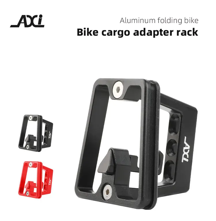 AXI Faltrad-Vordertasche Erhöhter Sockel Aluminiumlegierung Vorderradträger-Adapter Erhöhung für Dahon Brompton Faltrad – Detail 22
