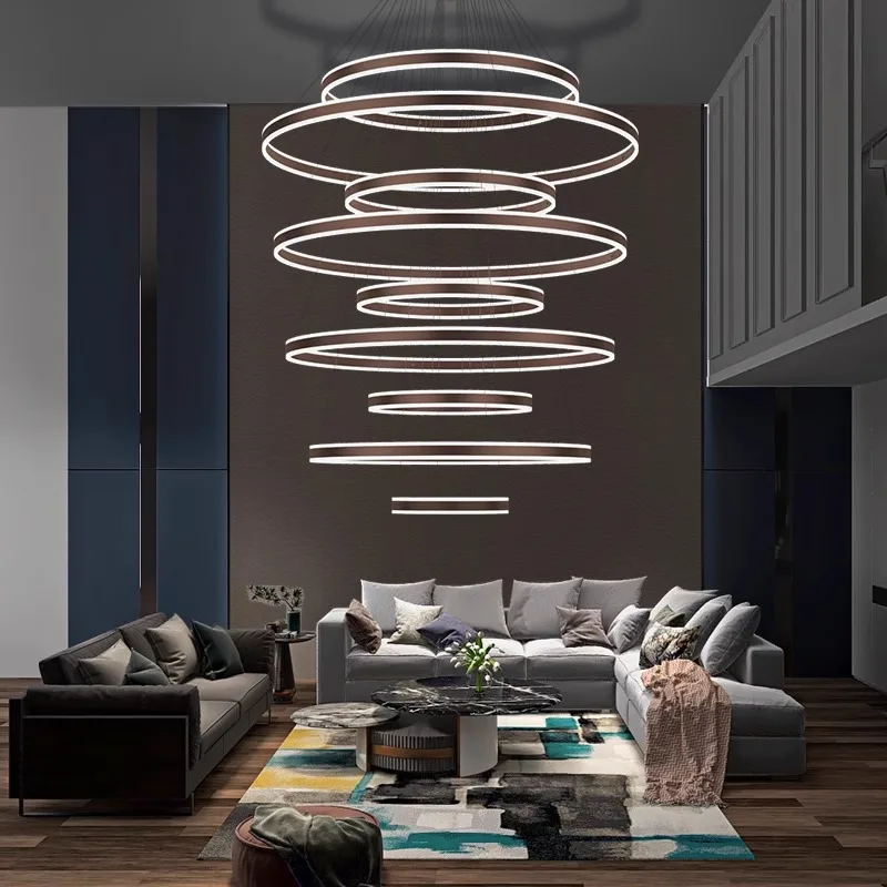 

Nordic home decoration, stair chandelier, living room bedroom and dining room Pendant lights, ceiling light, indoor lighting