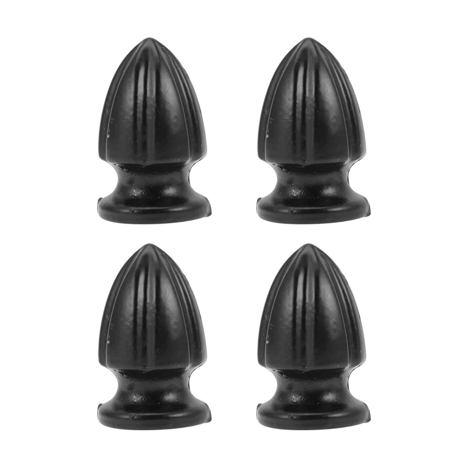 

4pcs Lamp Finials Aluminum Black Striped Table Floor Lamps Knobs Replacement Modern Lighting Accessories DIY Decor