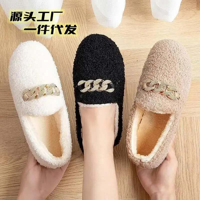 

Kawaii повседневный комплект пальто, модная детская одежда, обувь-бобы, женская осенне-зимняя модная теплая домашняя противоскользящая обувь без шнуровки