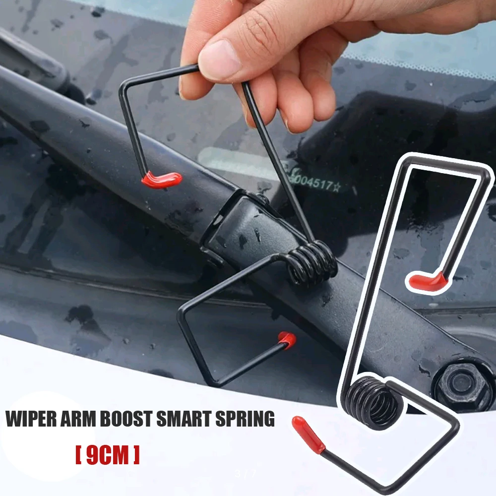 1Pc Universal Car Wiper Booster Spring Auto Windshield Wiper Arm Intelligent Power Assist Alloy Spring Wiper Repair Accessories