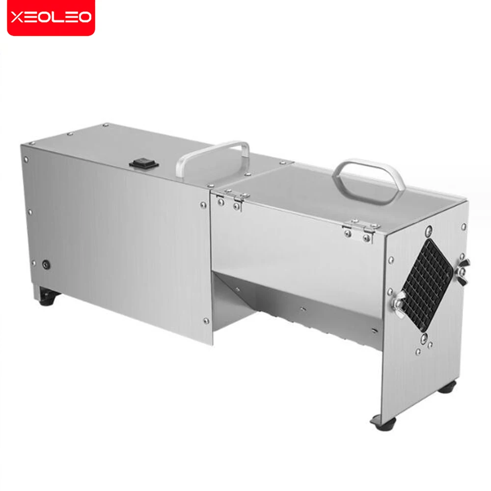 آلة قطع البطاطس من XEOLEO ، مجهزة بـ 3 أدوات قطع ، كهربائية تجارية ، بطاطس مقلية ، آلة تقطيع الخضروات