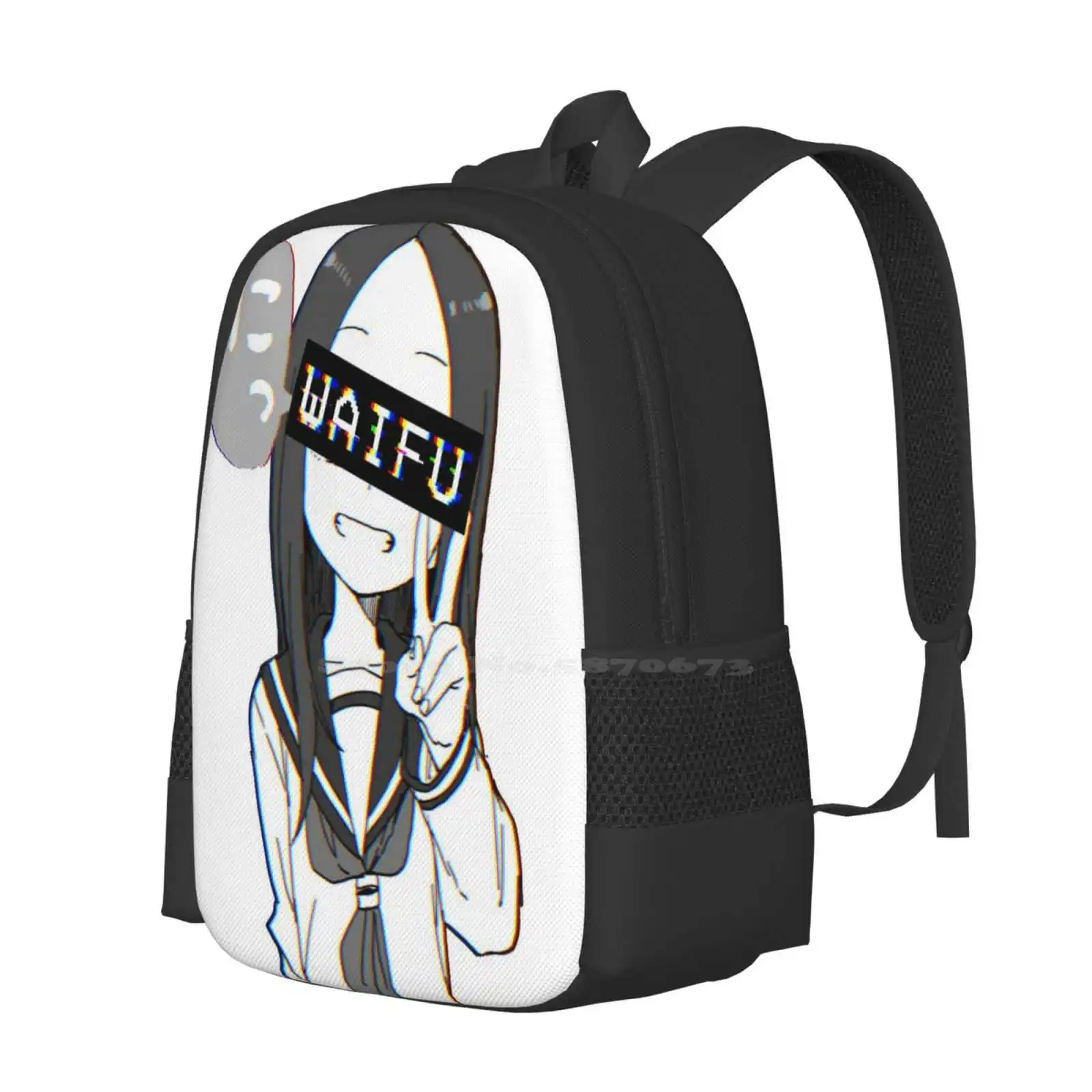 Plagerige Meester Takagi-San-Takagi Waifu Modepatroon Ontwerp Reis Laptop School Rugzak Tas Plagen Master Takagi San