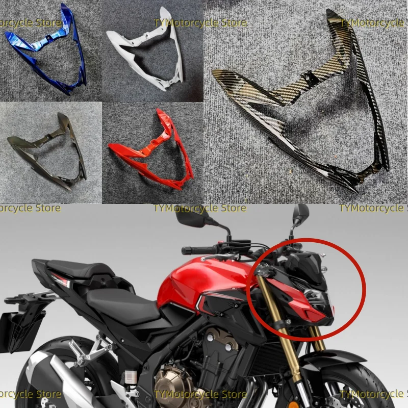 

Motorcycle Front Headlight Hood Fairing Panel Cover Nose Head Cowl Fit For CB500F CB 500F CB500 F 2016 2017 2018