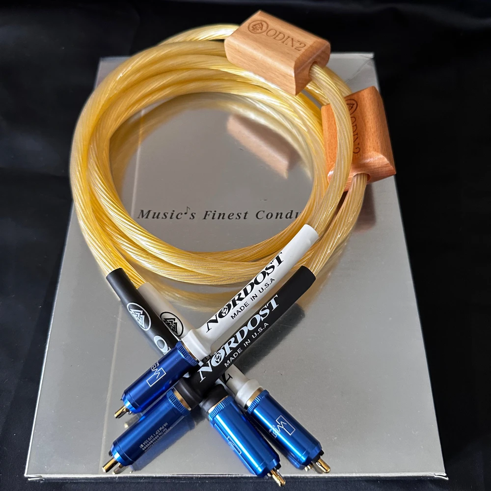 Nordost ODIN 2 Gold  RCA signal cable double lotus sterling silver audio cable CD amplifier tube cable