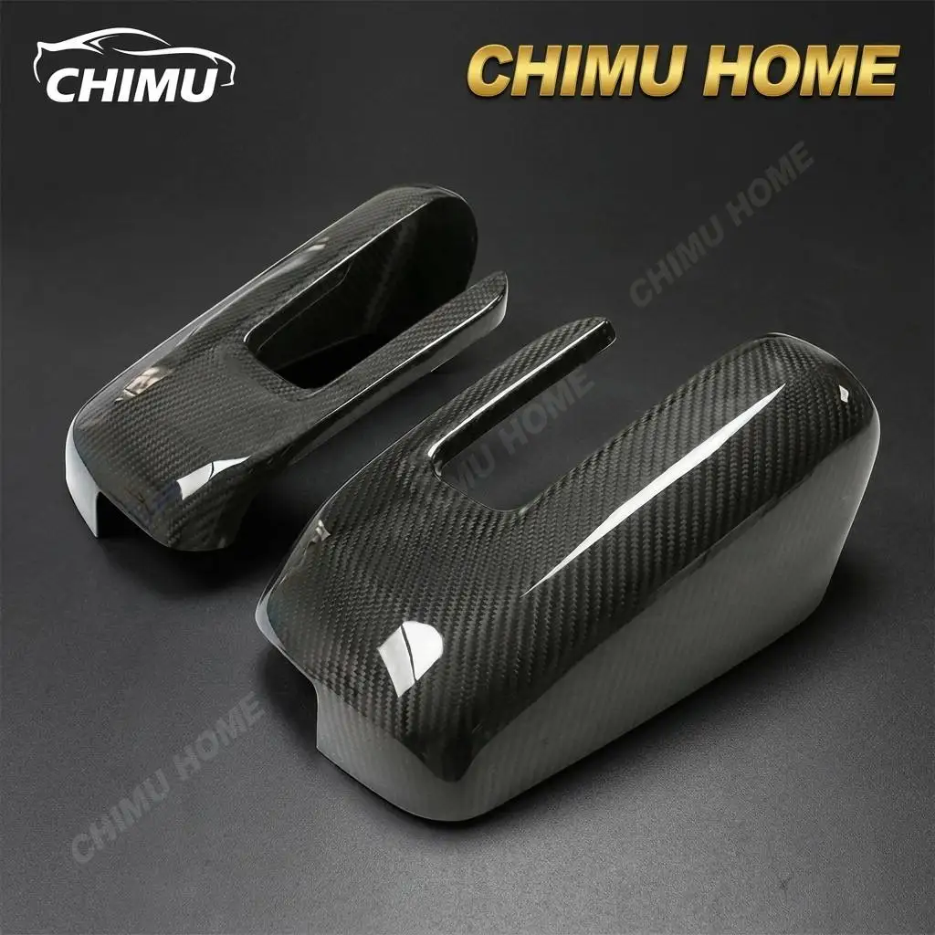 【CHIMU HOME】 Dry Carbon Fiber Rearview Mirror Shell for F-150 Raptor Paste Type